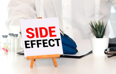 Side Effects - Medical doctor shows information