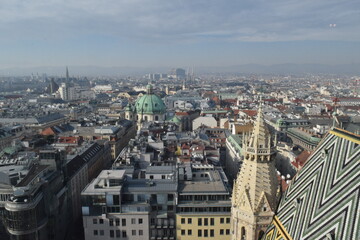 Famous Attractions in Vienna, Austria in Winter-time