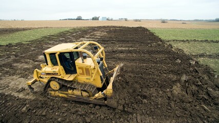 Dozer works the soil © Bryce