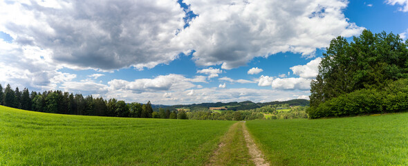 Wanderung von Stallwang auf den Gallner im Bayerischen Wald | Panorama