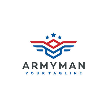 Premium Military Logo Design Template