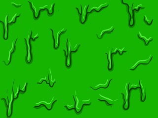 green slime paint splashes background