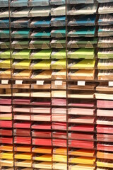 decoration paper in different colors