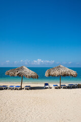 White sand beach of Playa Ancon, Cuba