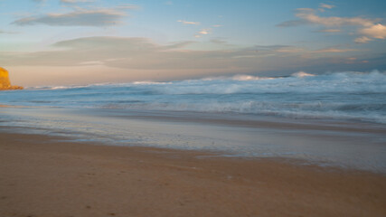 beach at sunset