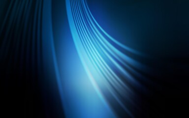 Dark BLUE vector background with wry lines. Colorful illustration in abstract style with gradient. A new texture for your  ad, booklets, leaflets.