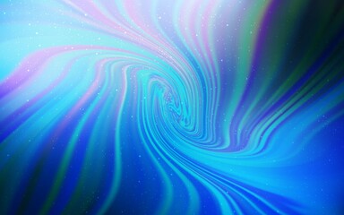 Fototapeta premium Light BLUE vector layout with cosmic stars. Shining colored illustration with bright astronomical stars. Template for cosmic backgrounds.