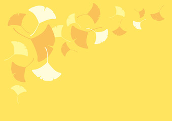 イチョウの葉の背景