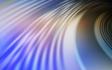 Light Blue, Yellow vector pattern with curved lines. A sample with colorful lines, shapes. Colorful wave pattern for your design.