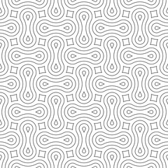 Coloring book, seamless antistress colouring page  for adults. Black and white vector linear illustrations. Geometric background. Abstract pattern. Easy to edit color and lines.