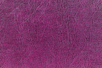 Fototapeta premium Pink leather abstract background. Close up magenta leather texture. Pink background