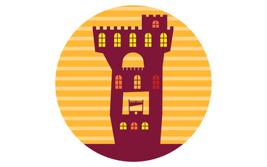 古城のハロウィンアイコン