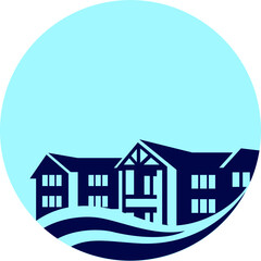 Simple Complex Apartments Vector Design