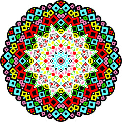 colorful  vector abstract round shape design