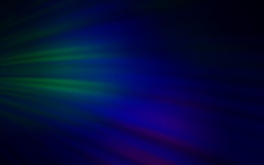 Dark Blue, Green vector layout with curved lines. Brand new colorful illustration in simple style. A completely new design for your business.