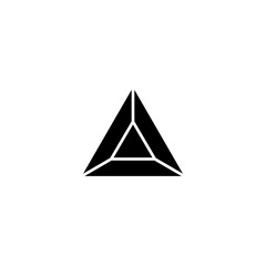 Fototapeta premium diamond icon vector symbol of luxury isolated illustration white background