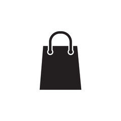 Paper bag icon flat style trendy illustration