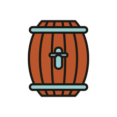 beer barrel drink international day fill style