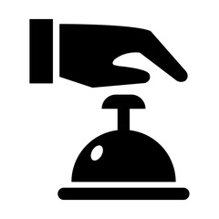 Desk service bell icon