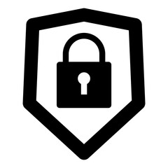 Security padlock icon