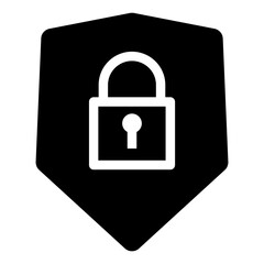 Security padlock icon