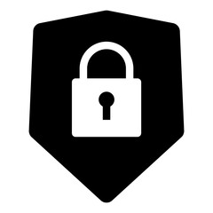 Security padlock icon