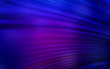 Dark Purple, Pink vector backdrop with bent lines. Colorful illustration in abstract style with gradient. Brand new design for your ads, poster, banner.