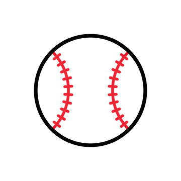 Vector Softball or Baseball Illustration