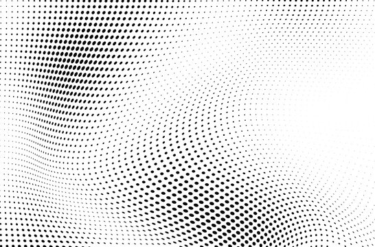 The halftone texture is monochrome. Vector chaotic background