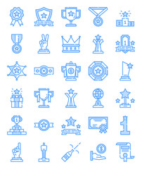  Award icon for website, application, printing, document, poster design, etc.