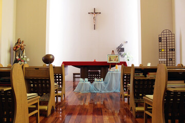 A Catholic chapel at a Salesian Nunnery in Beppu, Japan. Taken in June 2019.
