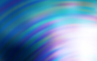Obraz premium Light BLUE vector pattern with curved lines. A shining illustration, which consists of curved lines. Abstract style for your business design.
