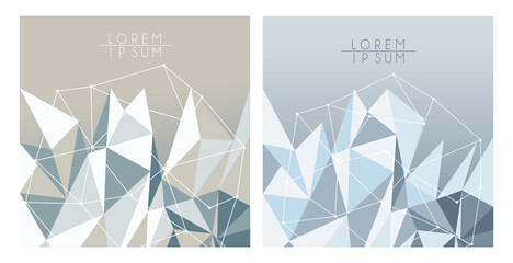 gray color polygonal space backgrounds