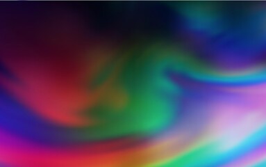 Dark Multicolor vector blurred bright template. Colorful illustration in abstract style with gradient. Background for designs.