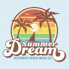 Summer Dream - Tee Design For Printing