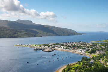 View over Ullapoool, Loch Broom, Scotland