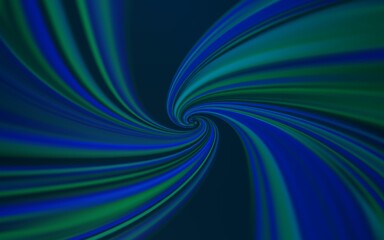 Dark BLUE vector backdrop with bent lines. A circumflex abstract illustration with gradient. Abstract design for your web site.