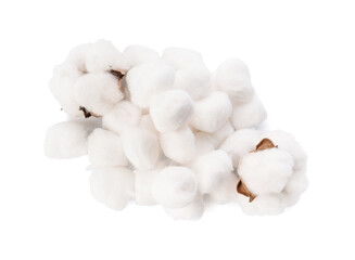 Fototapeta na wymiar Cotton balls on white background