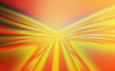 Obraz premium Light Orange vector pattern with bent lines. Geometric illustration in abstract style with gradient. Colorful wave pattern for your design.