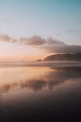 Fototapeta premium sunset over the sea
