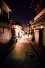 Fototapeta na wymiar 江ノ島、夜の街