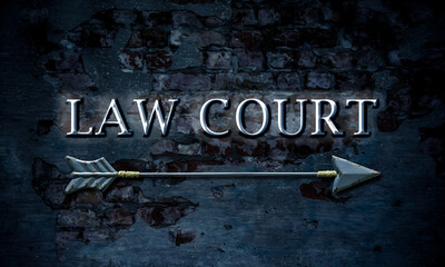 Street Sign to Law Court