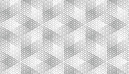 Abstract geometric pattern. Seamless vector background. White and grey halftone. Graphic modern pattern. Simple lattice graphic design.