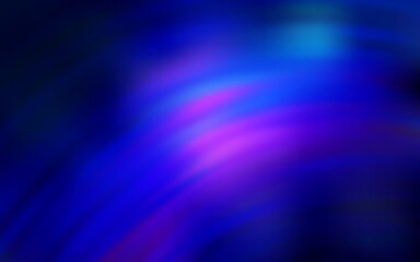 Dark Pink, Blue vector background with bent lines. Modern gradient abstract illustration with bandy lines. Elegant pattern for a brand book.