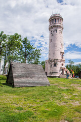 Lookout Tower on the top of the Wielka Sowa in the Sowie Mountains near Swidnica © Marcin