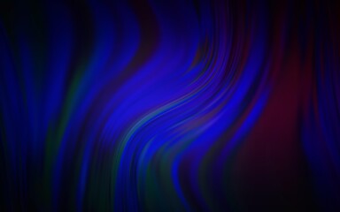 Dark BLUE vector abstract bright texture. Colorful abstract illustration with gradient. Completely new design for your business.