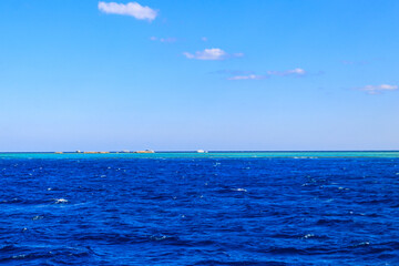 Obraz premium View of the Red sea in Hurghada, Egypt