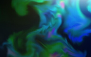 Dark Blue, Green vector abstract bright template. A completely new colored illustration in blur style. Background for designs.