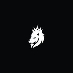 Lion logo vector illustration, emblem design. Lion Head Logo