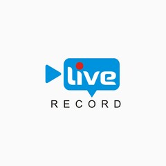 Live recorded logo design for entertainment and videografer